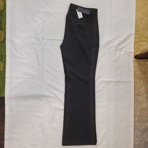 NWT Black Banana Republic Tuxedo Stripe Straight Leg Pants, size 12